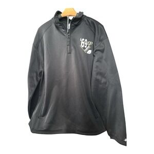 Purdue Boilermakers '69 Alumni Reebok Center Ice 1/4 Zip Pullover Men's L Badger